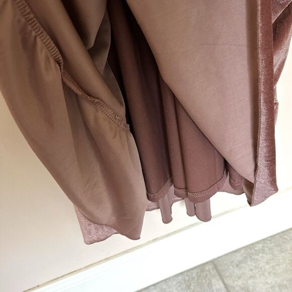 Baltic Born Velvet Dress Womens Small Midi Smocked Whimsigoth Milkmaid Peasant - Picture 4 of 7